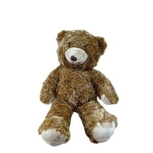 BAB Build A Bear Workshop Tan Brown Bear Teddy Plush Stuffed Toy Super Soft 17"